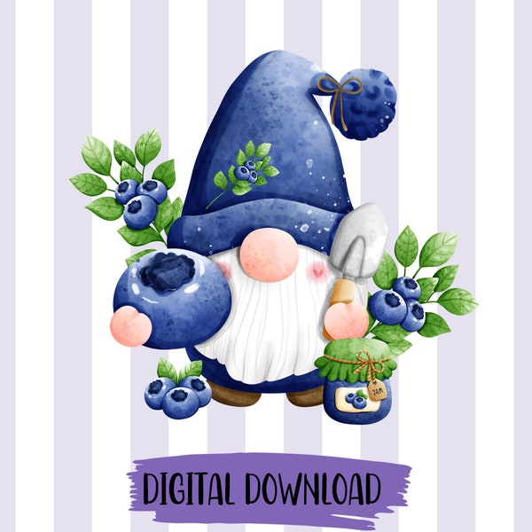 Blueberry Gnome png Blueberry png Blueberries png Gnome Life png Gnome png Jam Gnome png Blueberry Jam png Blue Gnome png