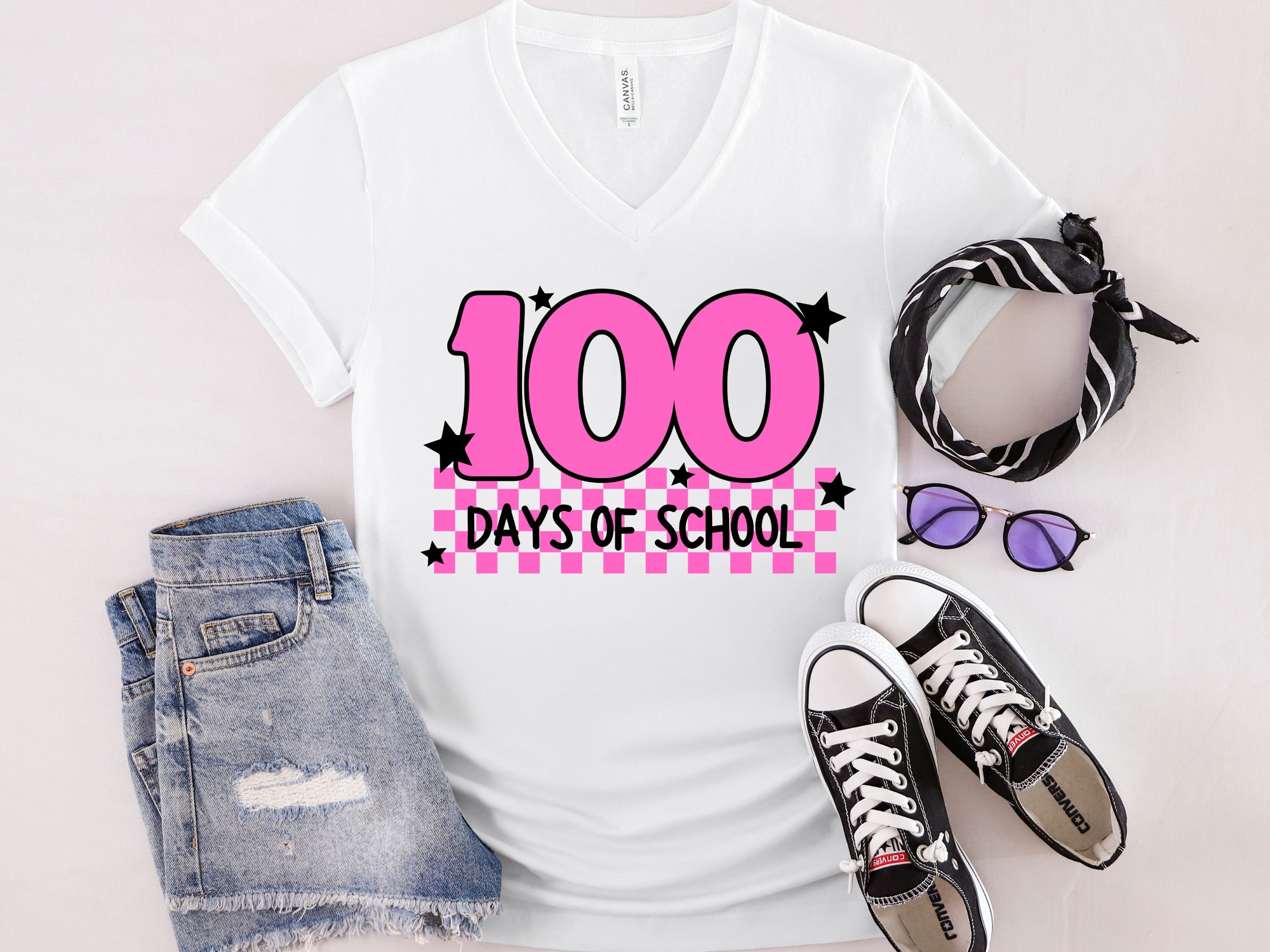 100 Days of School Png Teacher Png School Png School Shirt Design 100th ...