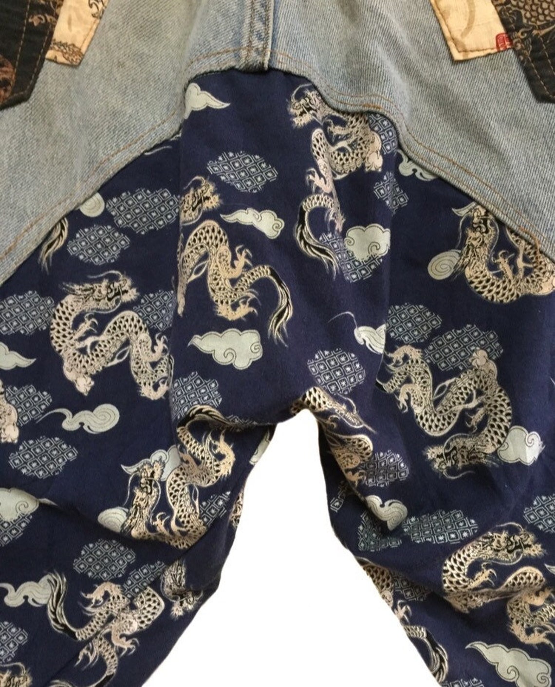 Levis 501 vintage 522 Button Distressed denim Rebuild Dragon | Etsy