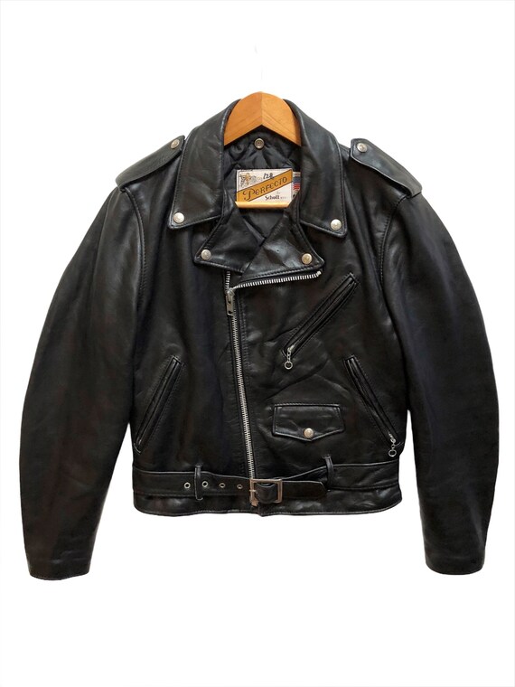 Vintage Schott Perfecto Motorcycle Leather Craft J