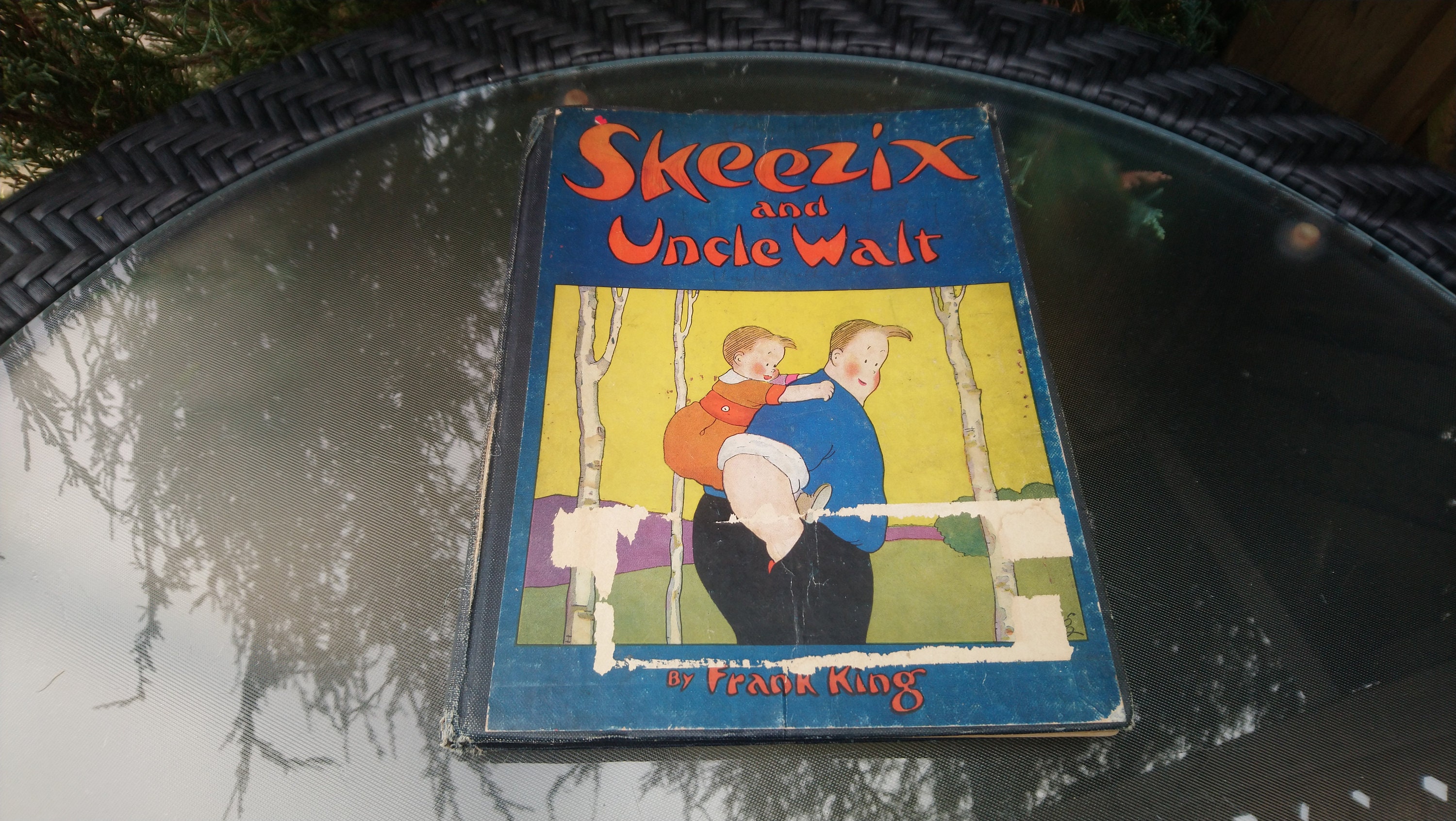 Skeezix and Uncle Walt Copyright 1924 by the Reily&lee Co