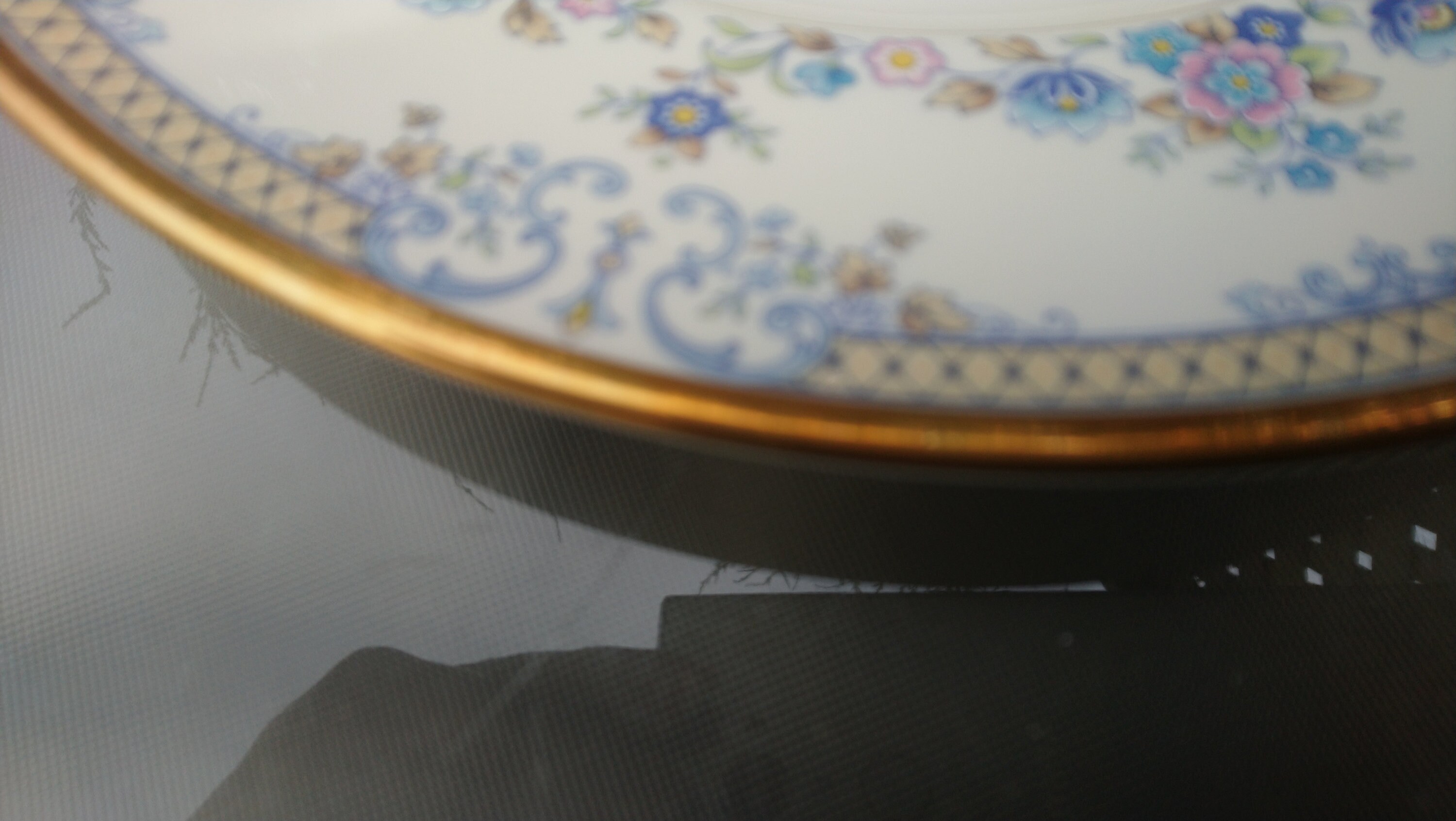 Minton Avonlea Pattern, Discontinued 1976-1989, One Dinner Plate