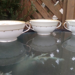 Vintage Noritake, Morimura, Ciotole per zuppa di crema a doppia gestione, Cina da collezione, stoviglie, set di bocce, set di ciotola antico, Noritake China anni &#39;30