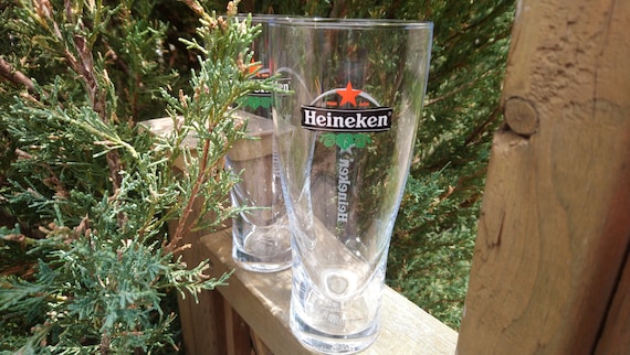 Heineken Set of Two Beer Glasses, Barware Glasses, New From Box, Pints  Glasses, Collectible Beer Glasses Netherlands Beer Dutch Beer Glasses 