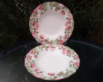 Seven (7) Nikko PRECIOUS 8” Salad Plates - Pink Rose Garden