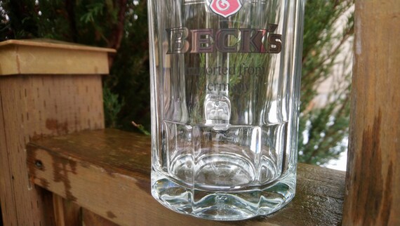 Vintage 1990s Beck's Imported From Germany .4L Beer Glass Mug