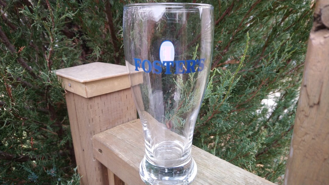 Foster's Collectible Australian Beer Glass, Barware Glass, Vintage