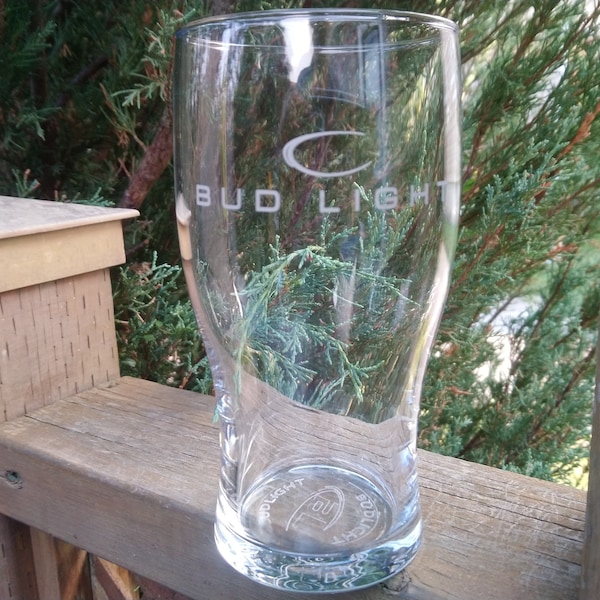 Budweiser Pilsner Glasses Etsy