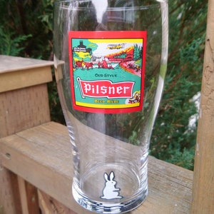 Old Style Pilsner Bunny Glass Brewed In Canada Owned By | Etsy