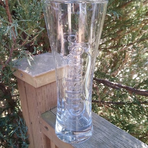 Carlsberg Beer Glass, Wave Pint Glass, Barware Glass, 16 Ounce Glass, Collectible, Barware Glass