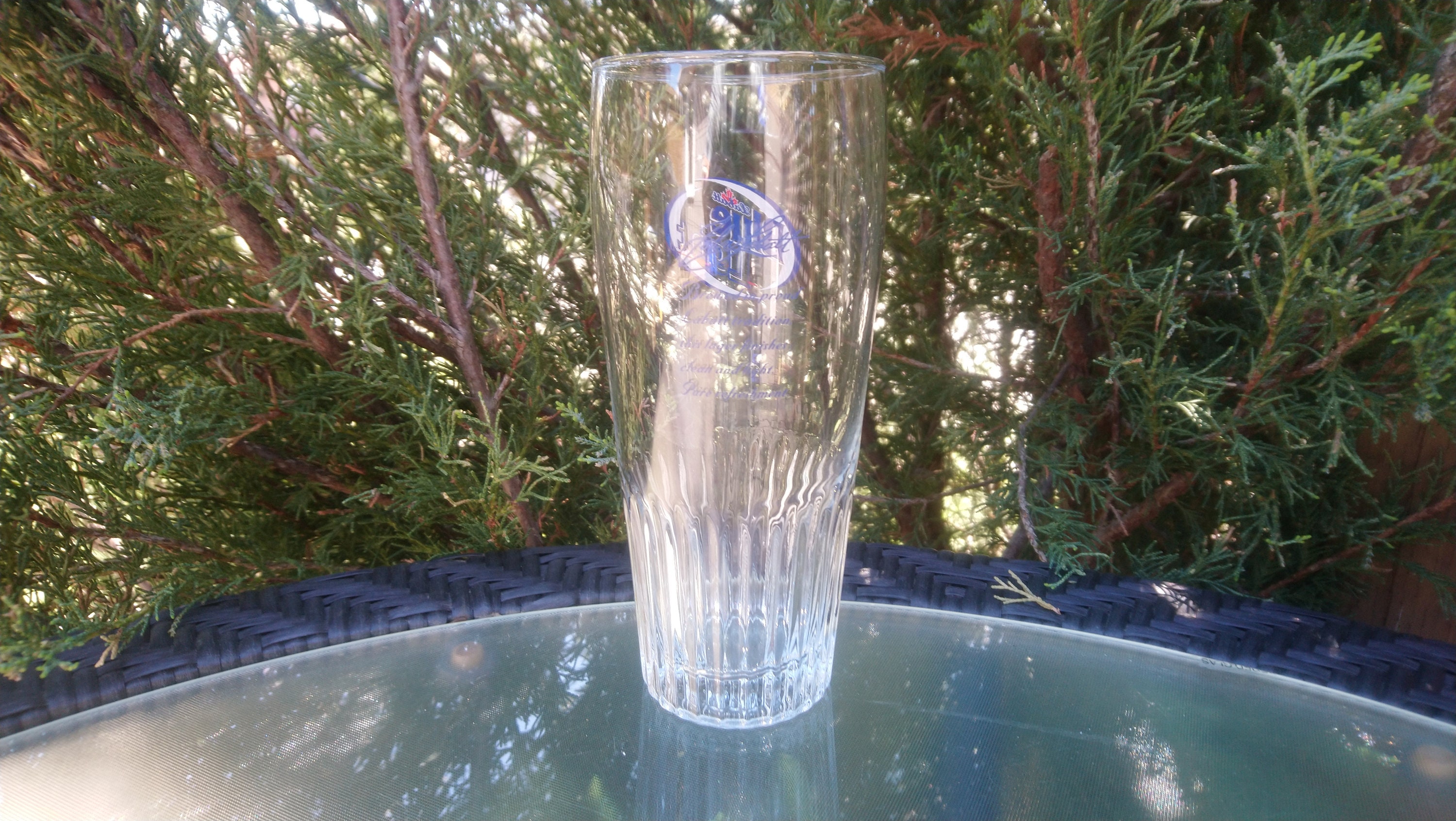 Labatt Blue Light Collectible Beer Glass, Signed by John Labatt ...