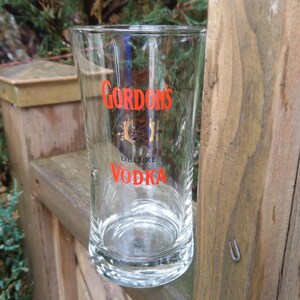 Gordon&#39;s Deluxe Vodka Barware Glas, Trinkglas, Sammlerstück. 12 Unzen