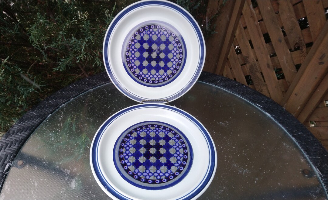 Royal Doulton Lambeth Stoneware Tangier Pattern Set of Two Etsy UK