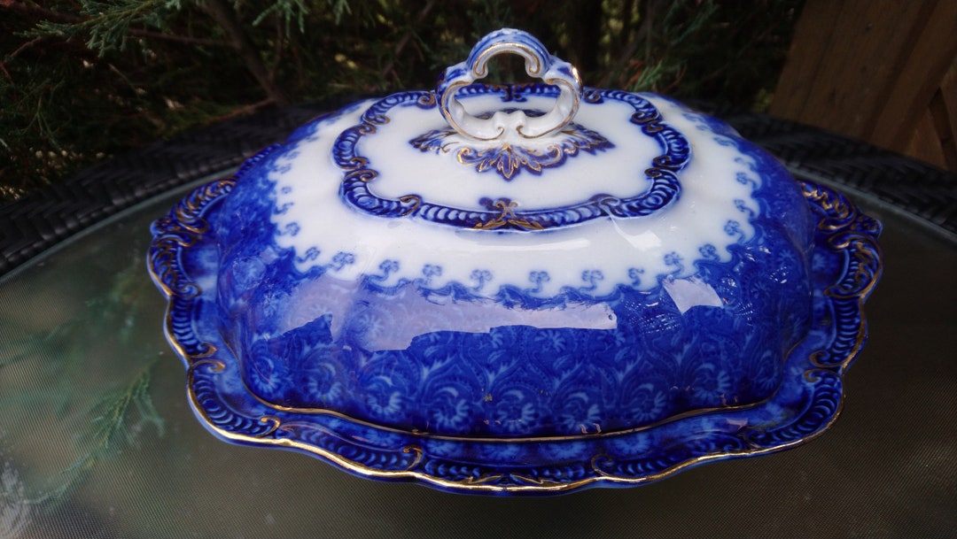 Antique Ridgways Cavendish Pattern 1891 1904 Royal Semi Porcelain antique-ridgways-cavendish-pattern-1891-1904-royal-semi-porcelain