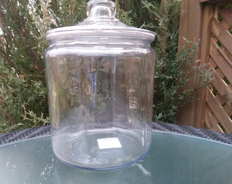 Still Sealed Vintage Anchor Hocking One Gallon, 3.8L, Glass Canister, Candy Or Cookie Jar, Kitchen Container, Collectible Glassware