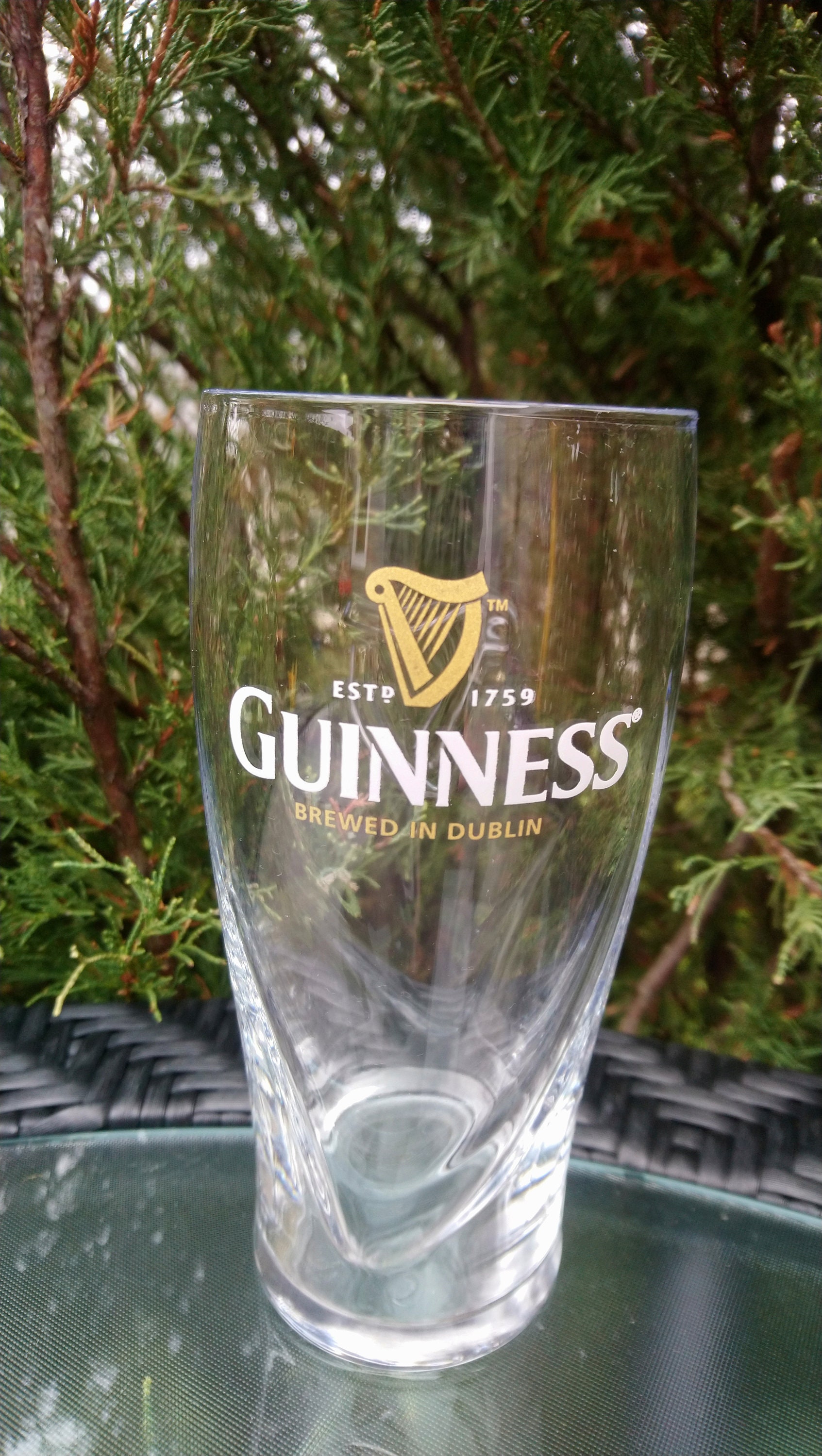 Guinness Collectible Barware Glass Beer Glass Vintage Etsy