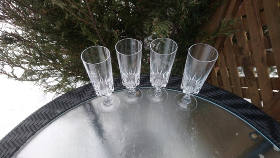 Drinking Glasses Set Of 6 ware Vintage Fluted Cocktail Glass Cute