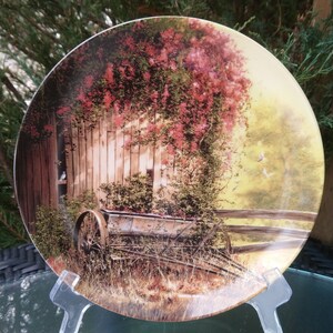 The Vintage Seed Planter By Maurice Harvey Second Issue In The Country Nostalgia Series, W.L. George, 1989 Collector&#39;sPlate, Display Plate