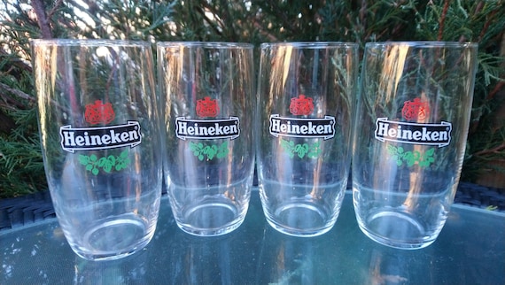 Set Di 6 Bicchieri Da Birra HEINEKEN Da 500 Ml – Perfetti Per Il Frigo, Qualità Superiore