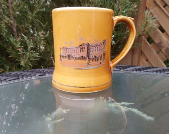 Vintage Beer Mug, Beer Stein, Featuring Buckingham Palace, By Wade Of Ireland, Collectible Barware, Barware Decor, Pint Stein, Royal Stein