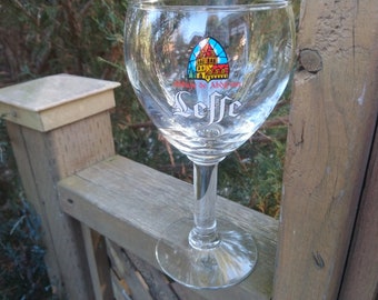 Leffe Belgian Beer Glass, Barware Glass, Beer Goblet, .33L Capacity, Drinking Glass
