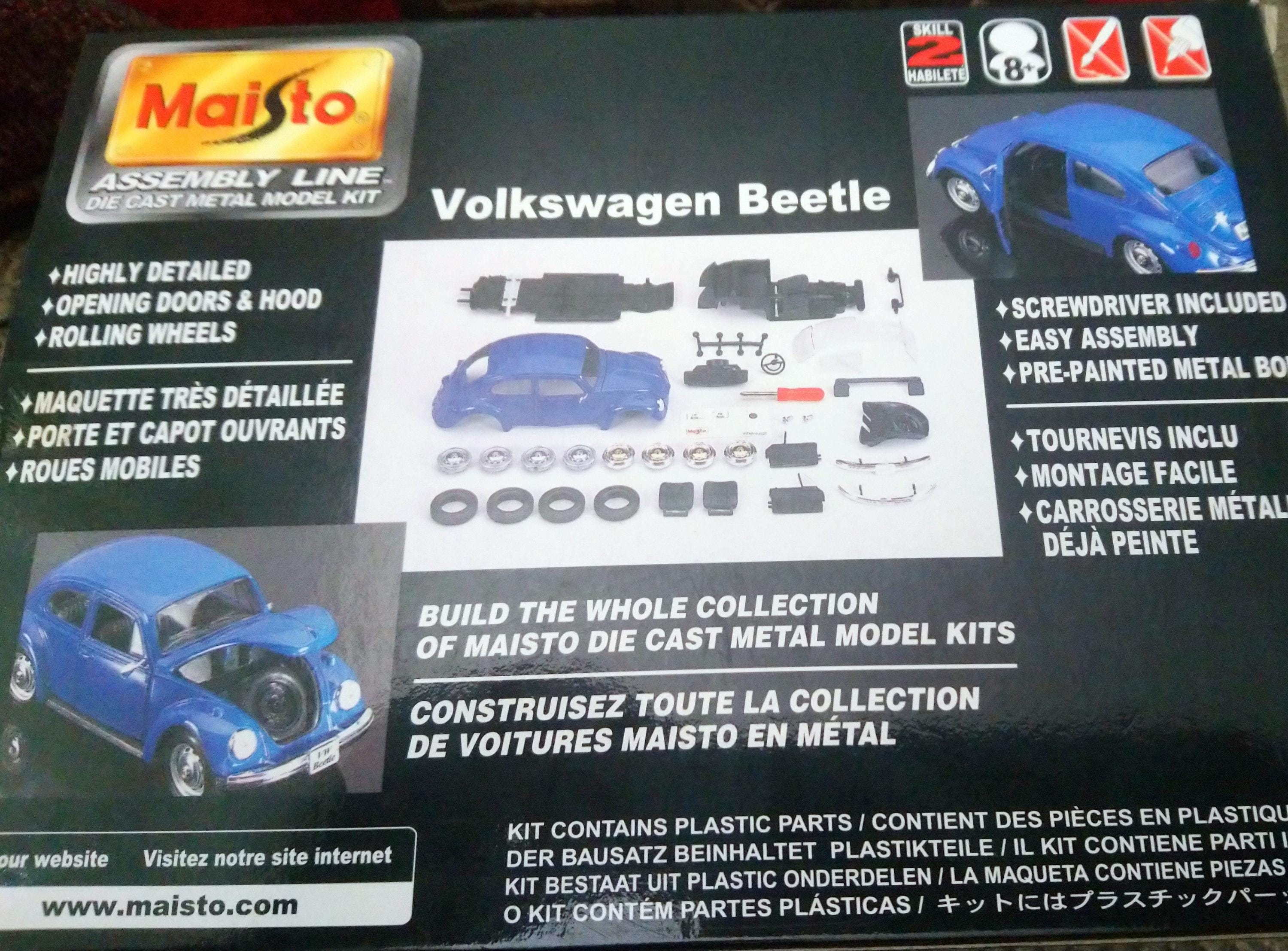 Miniature Maisto All Stars - Volkswagen Beetle Custom - Échelle 1/64 Env.