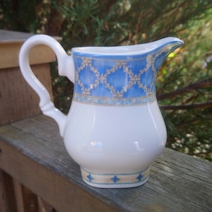 Churchill, Ports Of Call, Designed By Jeff Banks, London, Praque Pattern, Made In Staffordshire, England, One Creamer