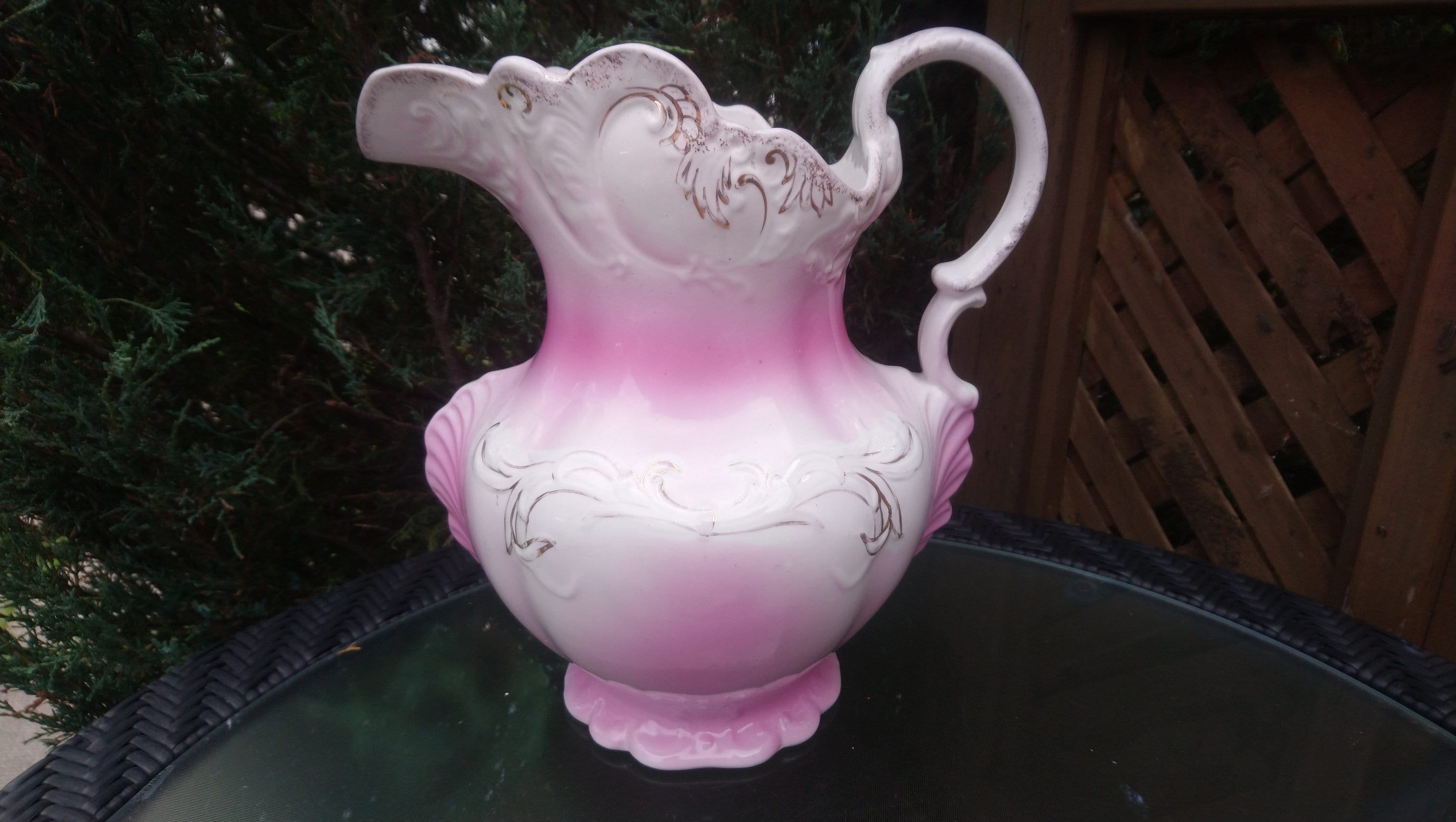 S. Ford and Co., Antique Pitcher, 1898-1912, Large Water Pitcher