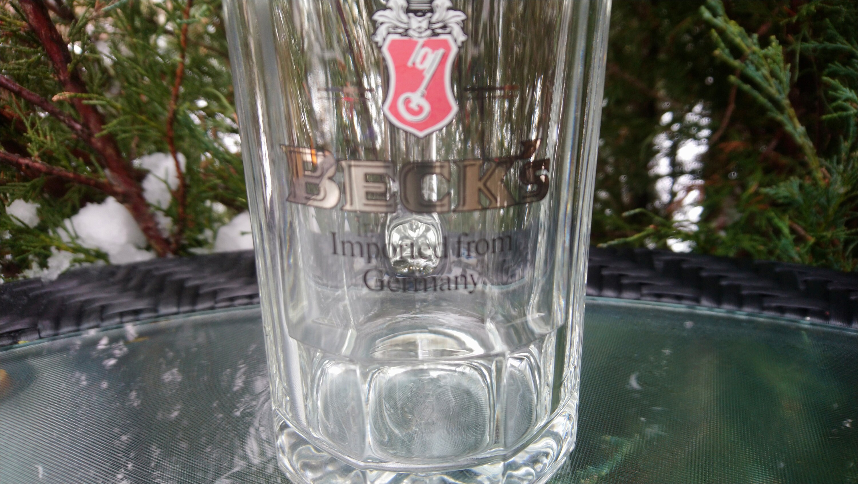 Vintage 1990s Beck's Imported From Germany .4L Beer Glass Mug
