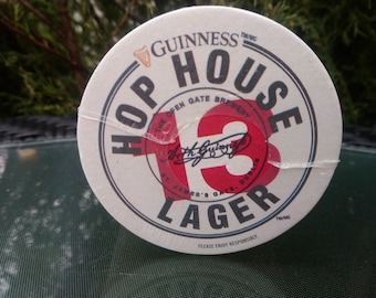 Guinness Hop House 13 Lager Set di 100 sottobicchieri avvolti in plastica, decorazione bar, oggetti da collezione, sottobicchieri, oggetti da collezione bar, arredamento
