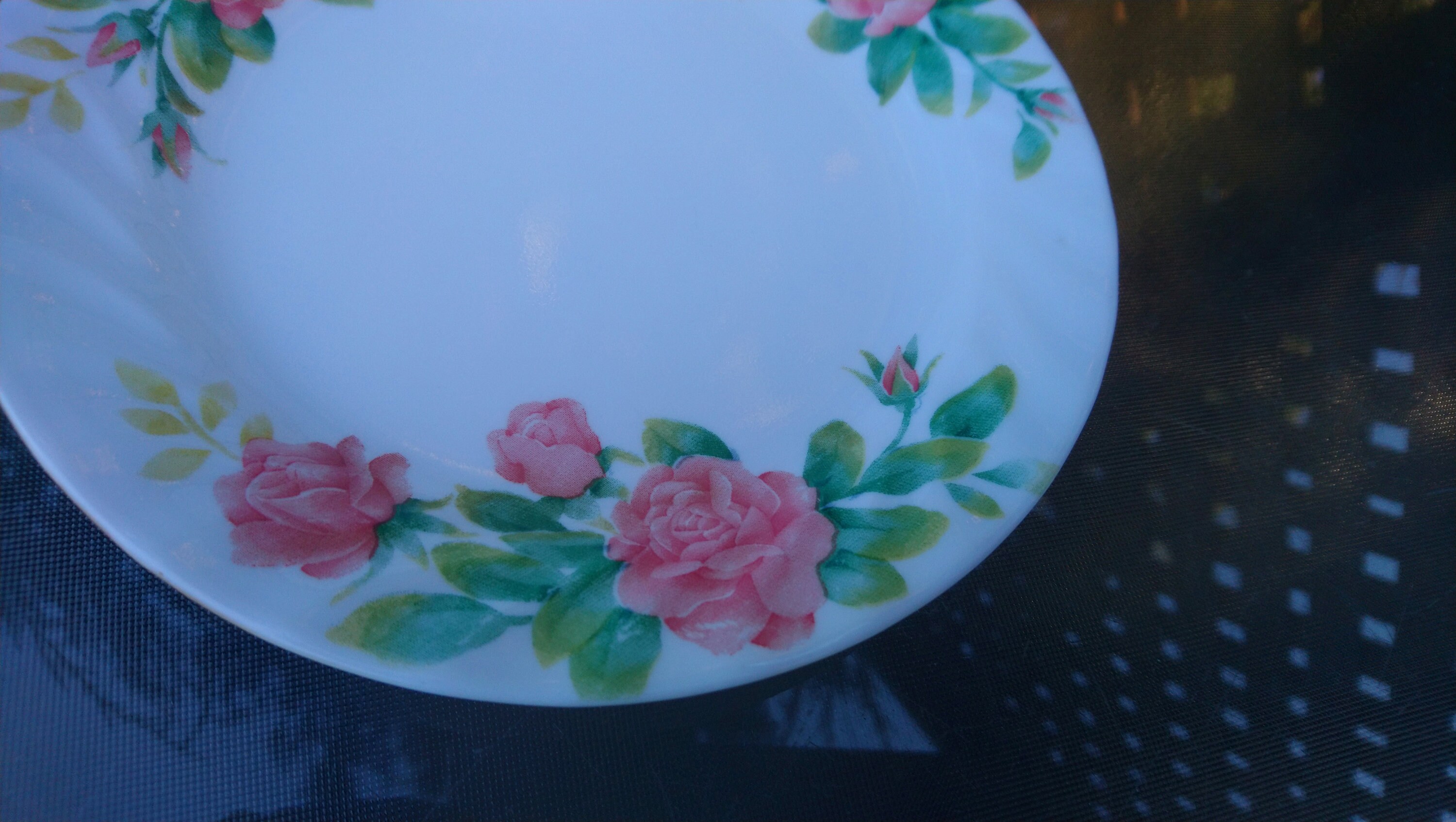Corelle by Corning, Elegant Rose Pattern, Discontinued 2000-2002, Pink ...
