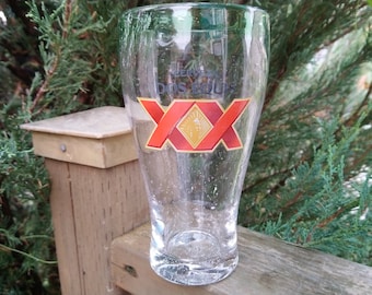 Cerveza Dos Equis コレクター向けビールグラス、バーウェアグラス、ドリンクグラス、パイントグラス、メキシコで醸造、ハイネケンインターナショナルの子会社