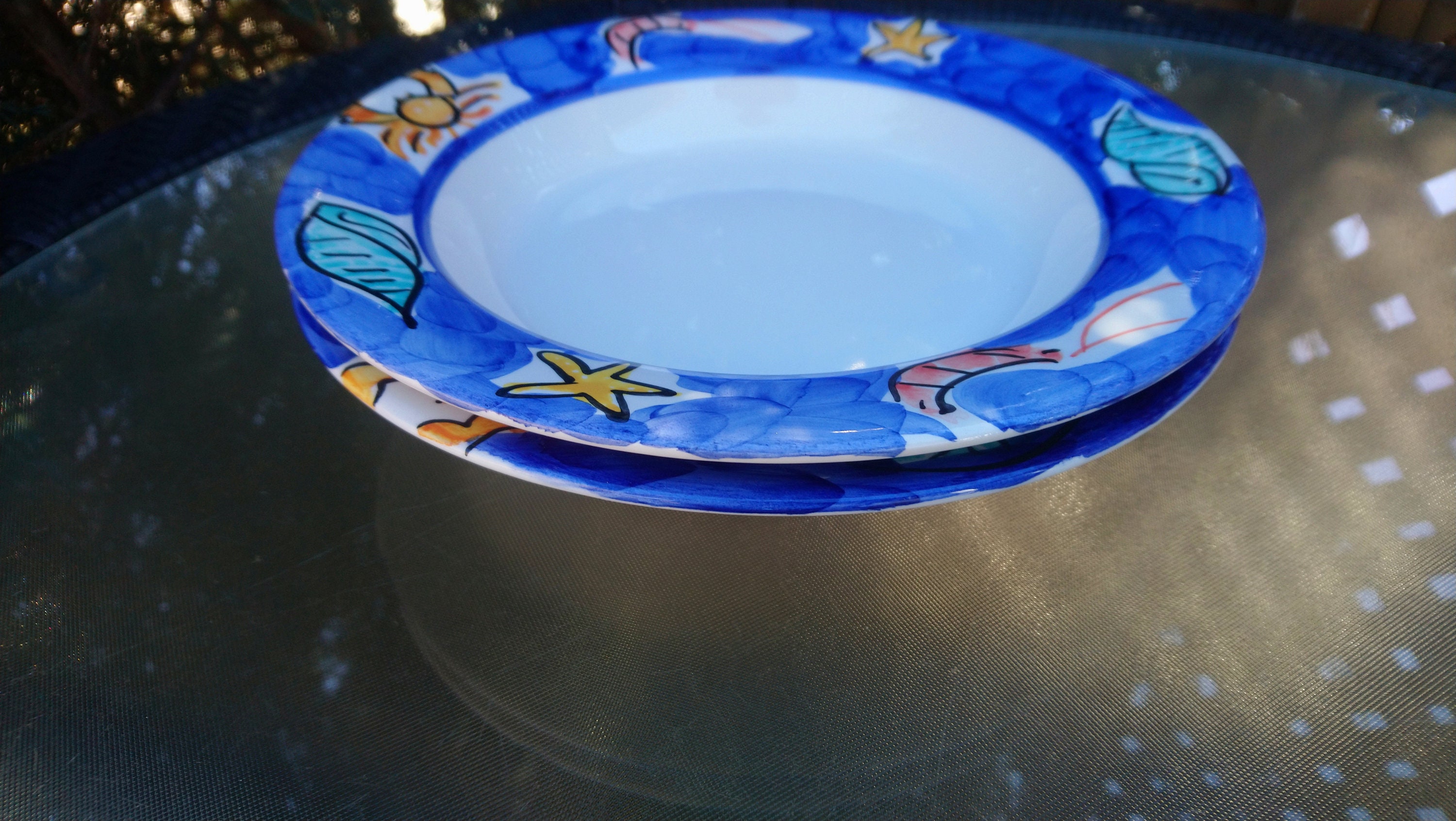 Pier 1 Bowls, Handpainted Exclusively for Pier One, Italy