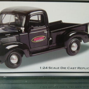 Crown Premiums, Manufactured Exclusively For Heatcraft, 1941 Plymouth Pickup, 1:24 Scale Die Cast Replica, Black Metal Truck, Collectibles