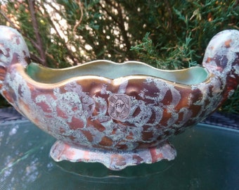Vintage Silberdistel Fayencen Germany Ceramic Vase | Vintage West