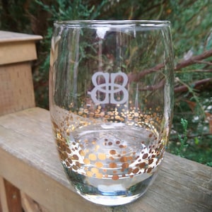 Vintage Bailey&#39;s Irish Cream Liqueur Glass, Limited Edition, Rocks Glass, Drinking Glass,
