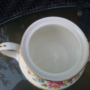 Vintage Royal Grafton Fine Bone China, Made In England, Malvern Pattern, Sugar Bowl With Lid, Vintage China, Collectible Porcelain image 9