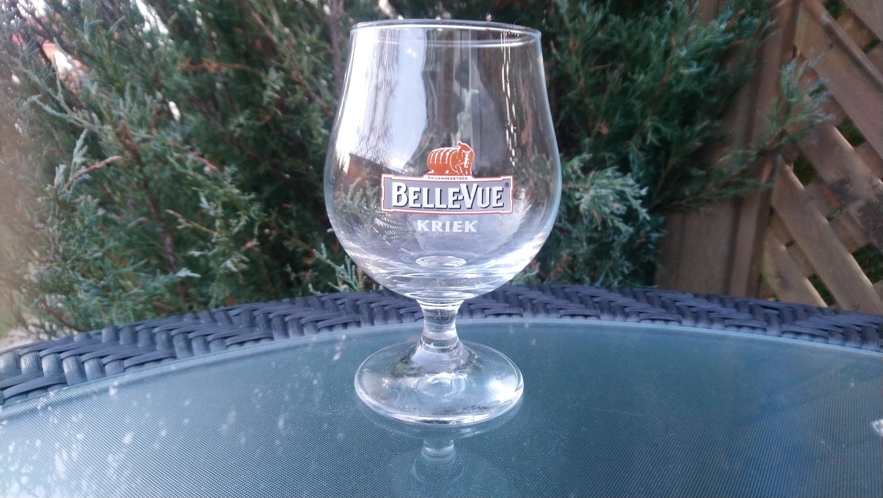 Bellevue Kriek Belgian Beer Glass Belgium Glassware Barware Etsy