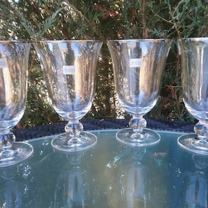 4 Oneida Schott Zwiesel Crystal Martini Cocktail Elegant Glass Barware  Decor Set