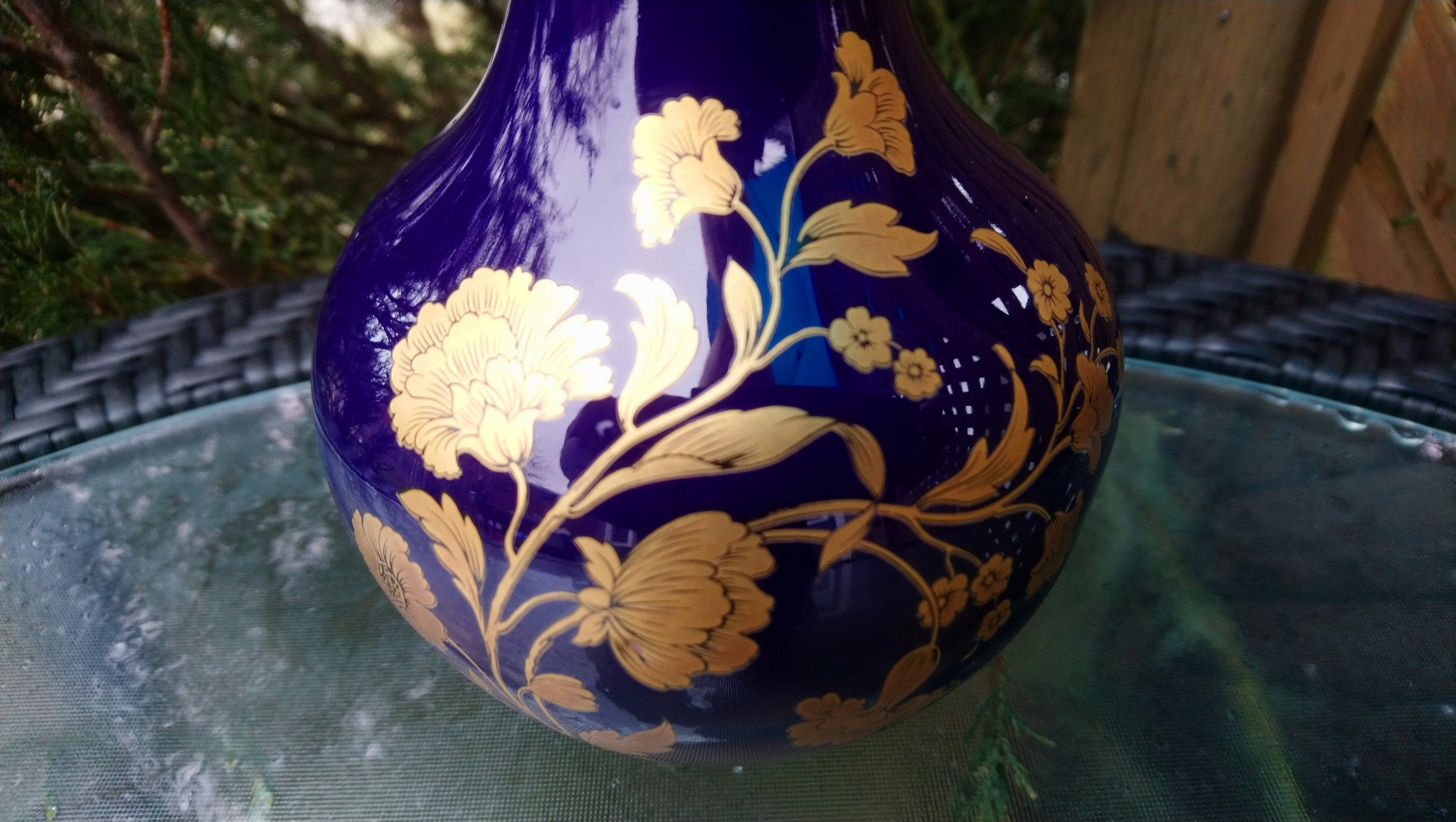 Royal Porzellan Bavaria Kpm Germany Handarbeit Echt Cobalt www.etsy.com