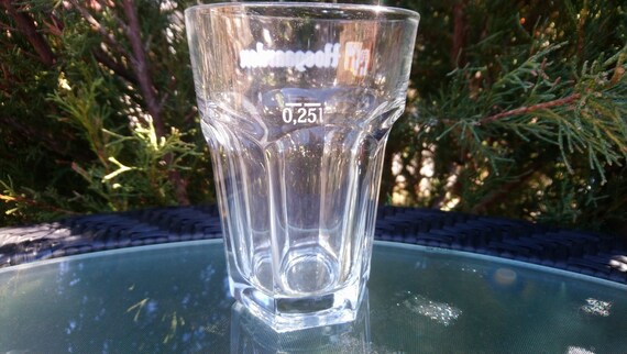 Vintage Hoegaarden .25L Capacity Belgian Hexagonal Wheat Beer