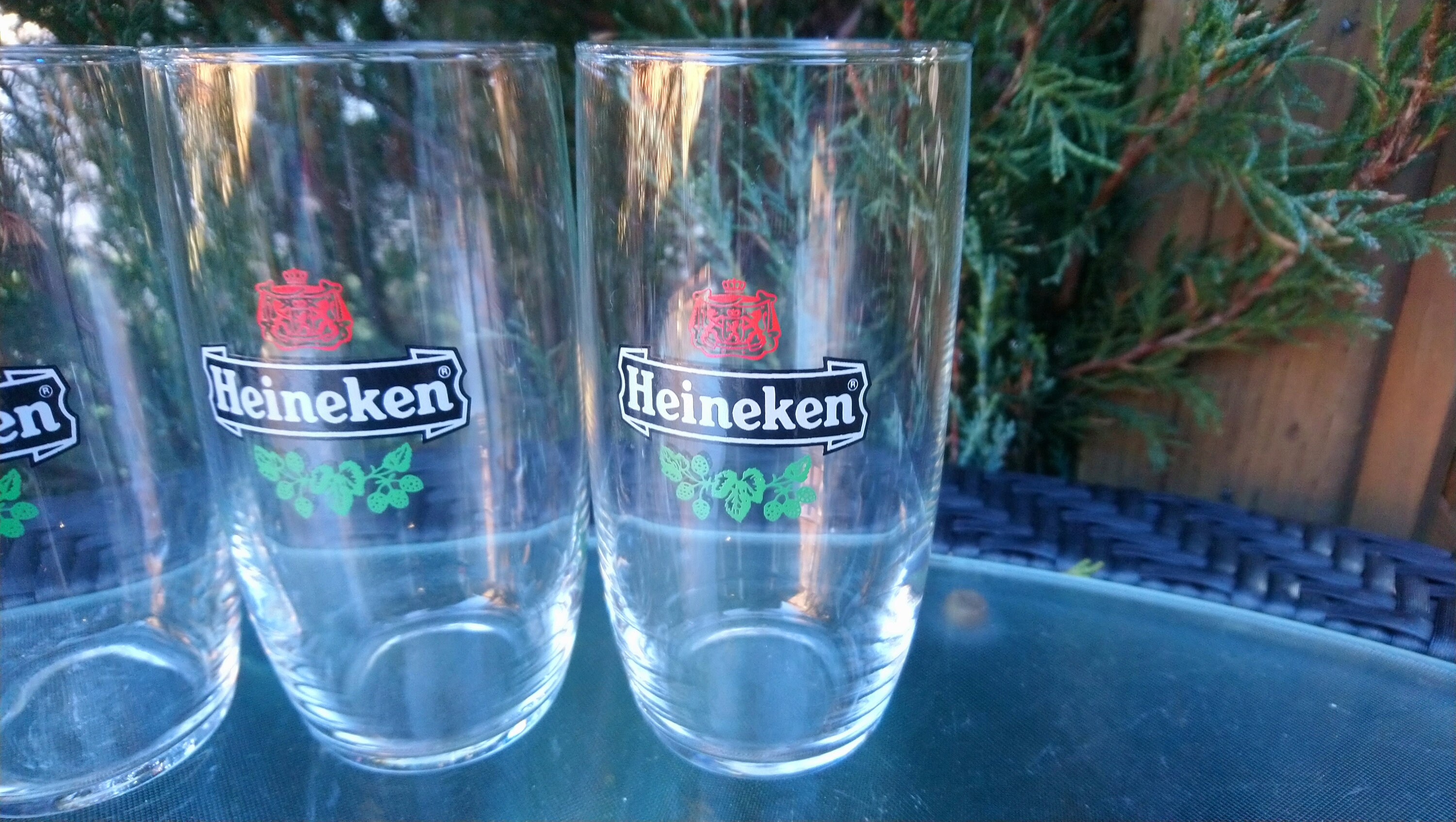 ハイネケン コレクター向けビールグラス 4 個セット、バーウェアグラス