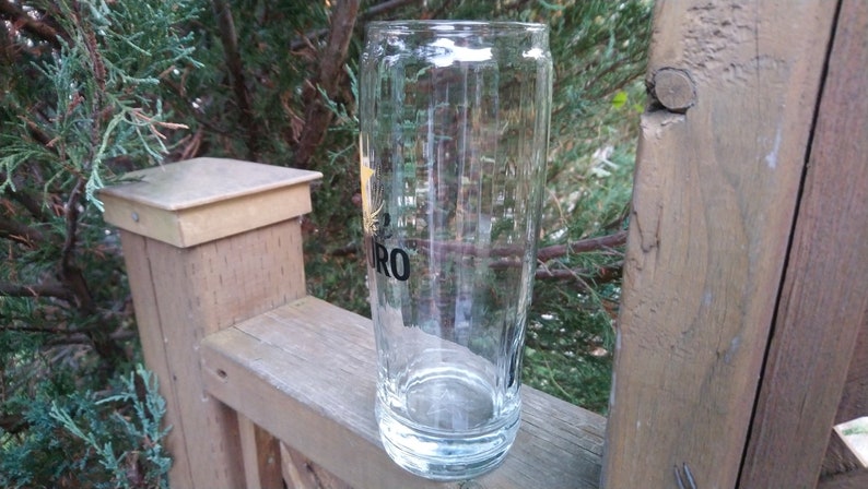 Sapporo, bière japonaise, un verre à bière, verre de bar, verre à boire, objet de collection, verrerie vintage, 16 onces image 3