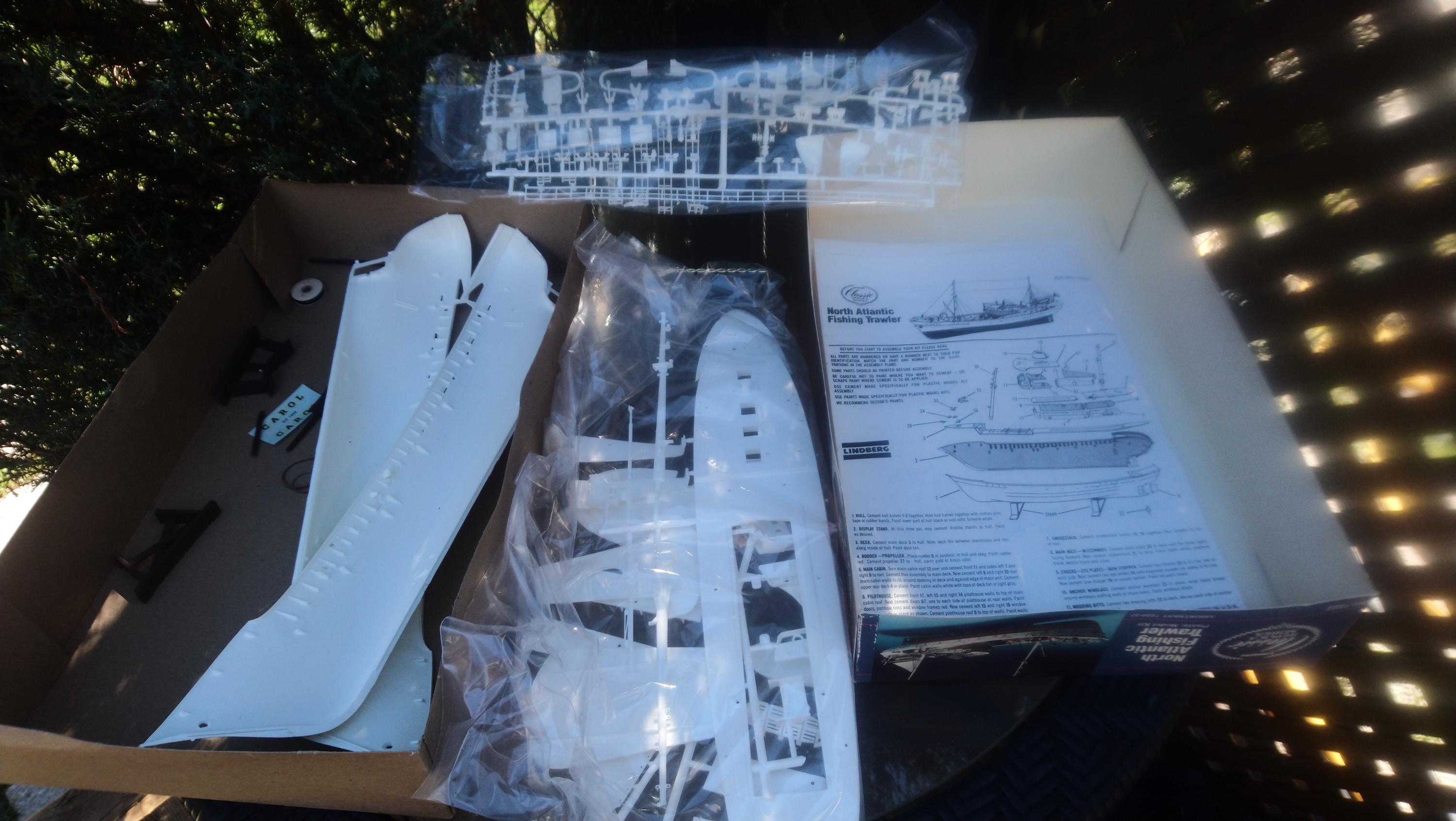 Lindberg Plastic Model Kit, North Atlantic Fishing Trawler