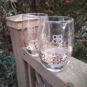 Bailey&#39;s Irish Cream, Set Of Two Glasses, Barware Glasses, Vintage Barware, Rocks Glasses