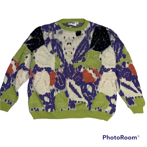 Rare Vintage Mens Sweaters, Fiii Sweater, Vintage Sweater, Grandpa