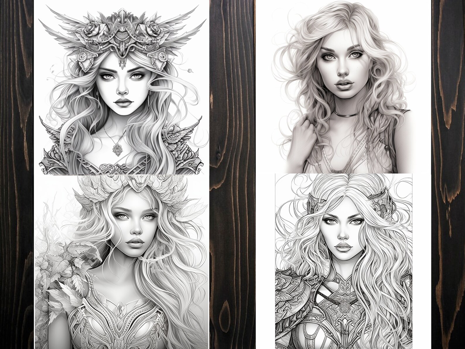 Barbies Printable Adult Colouring Pages Book Instant - Etsy