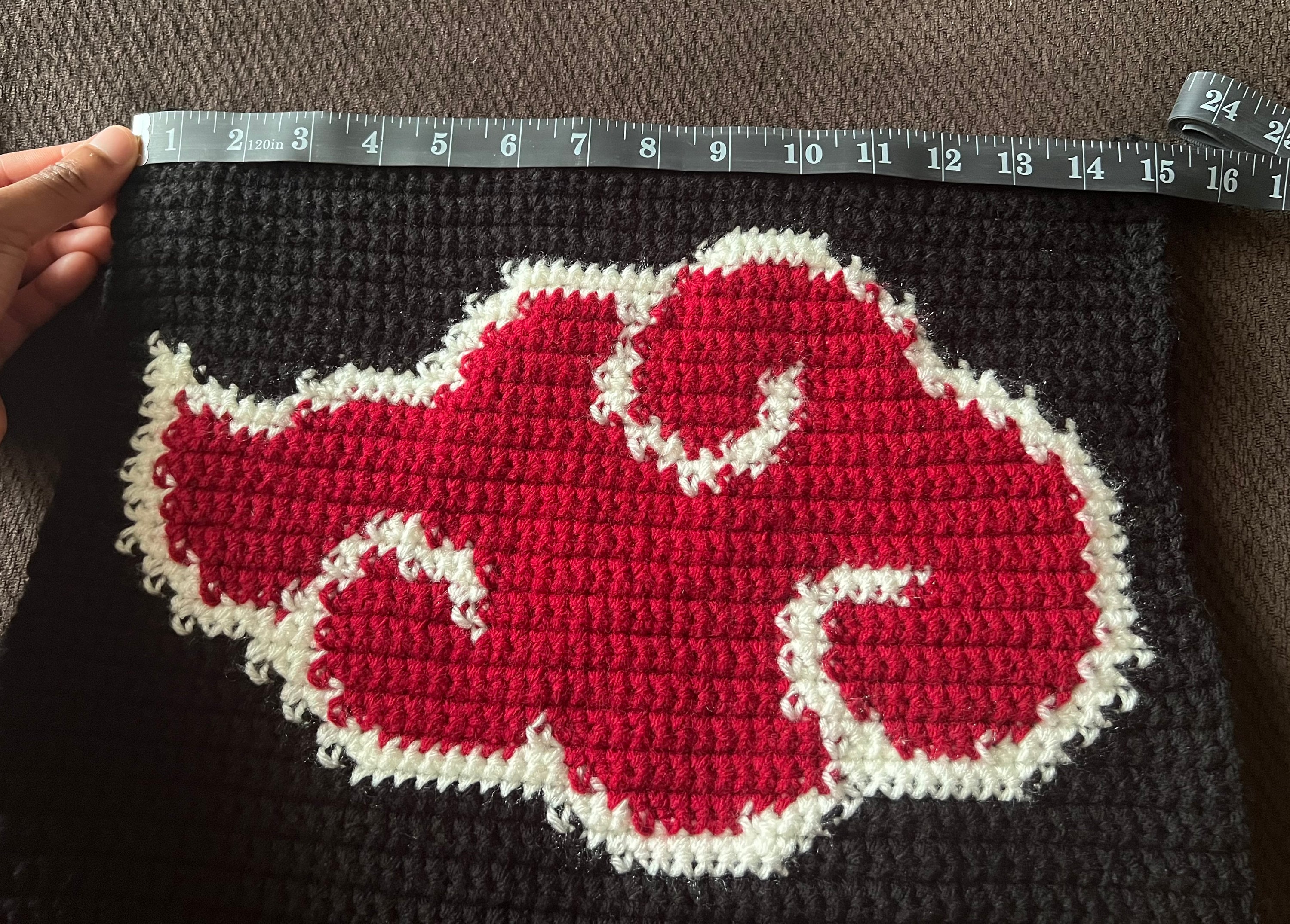 Akatsuki Crochet Pillow Pattern PDF Instant Download Etsy