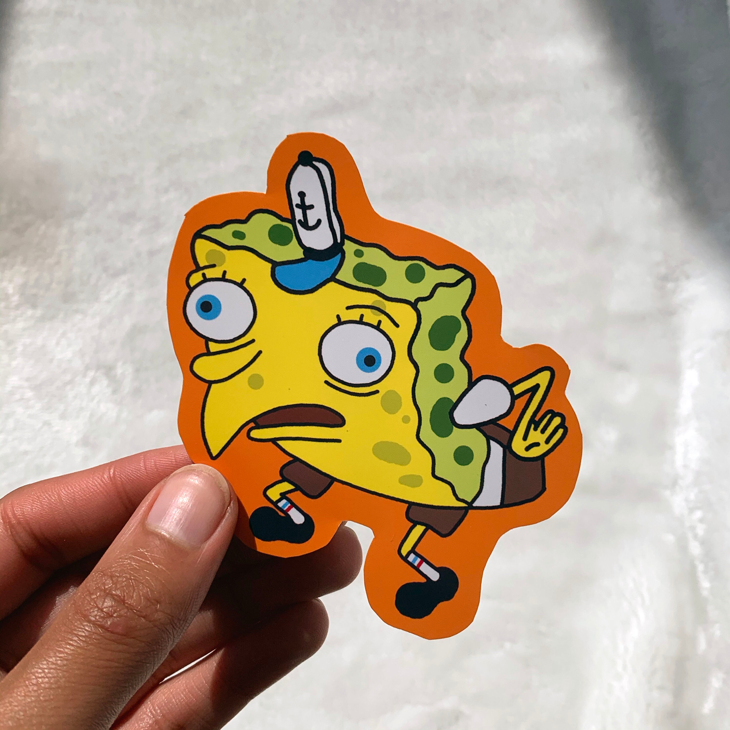 Spongebob Squarepants Vinyl Sticker Etsy