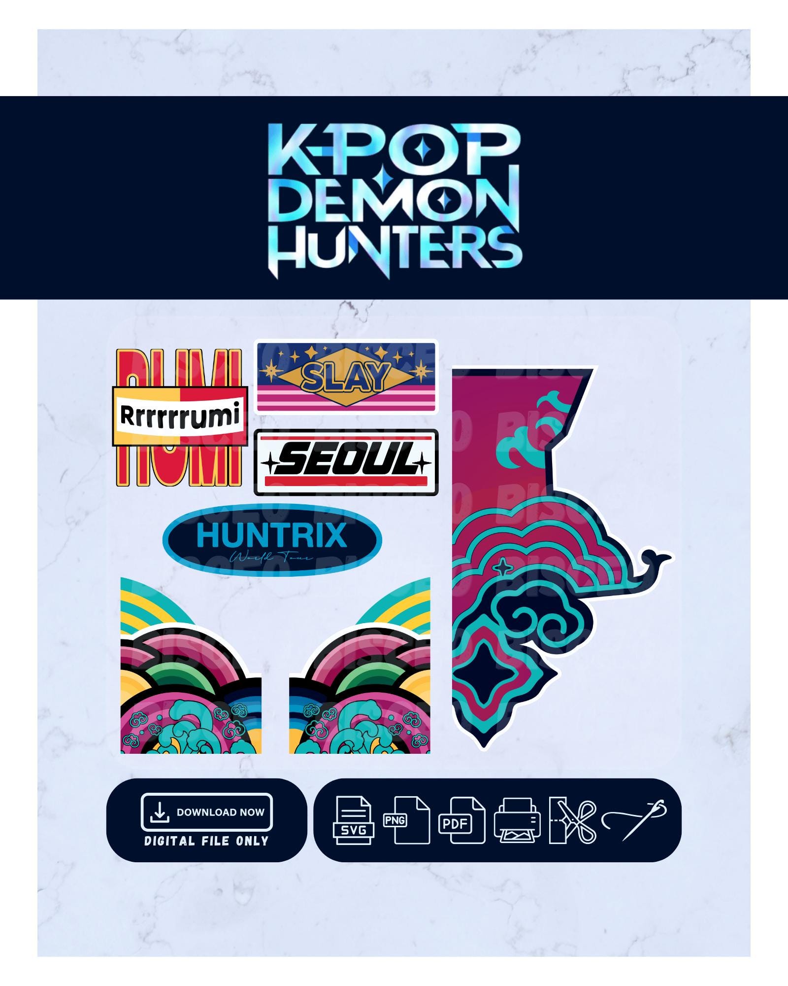 Kpop Rumi Svg - Etsy